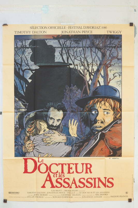 LE DOCTEUR ET LES ASSASSINS MOVIE POSTER ORIGINAL 120x160 TIMOTHY DALTON