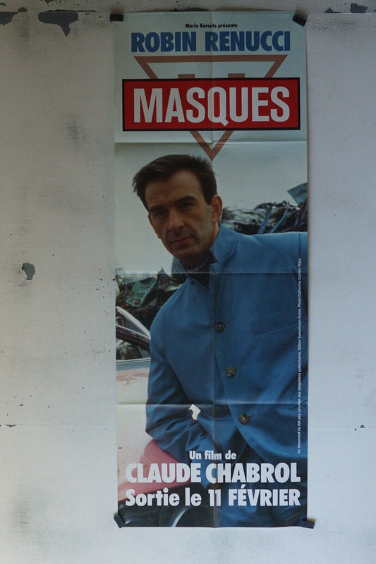 MASQUES MOVIE POSTER ORIGINAL 60x160 ROBIN RENUCCI