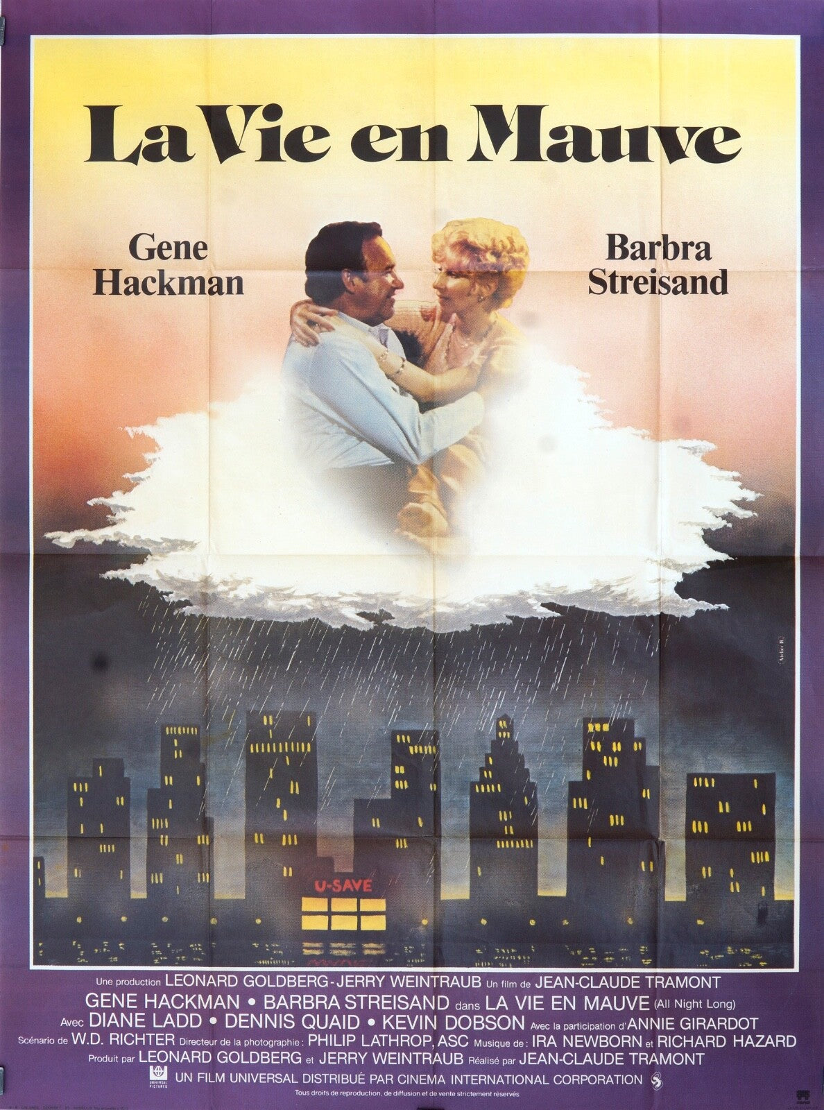 LA VIE EN MAUVE ORIGINAL POSTER 120x160 GENE HACKMAN