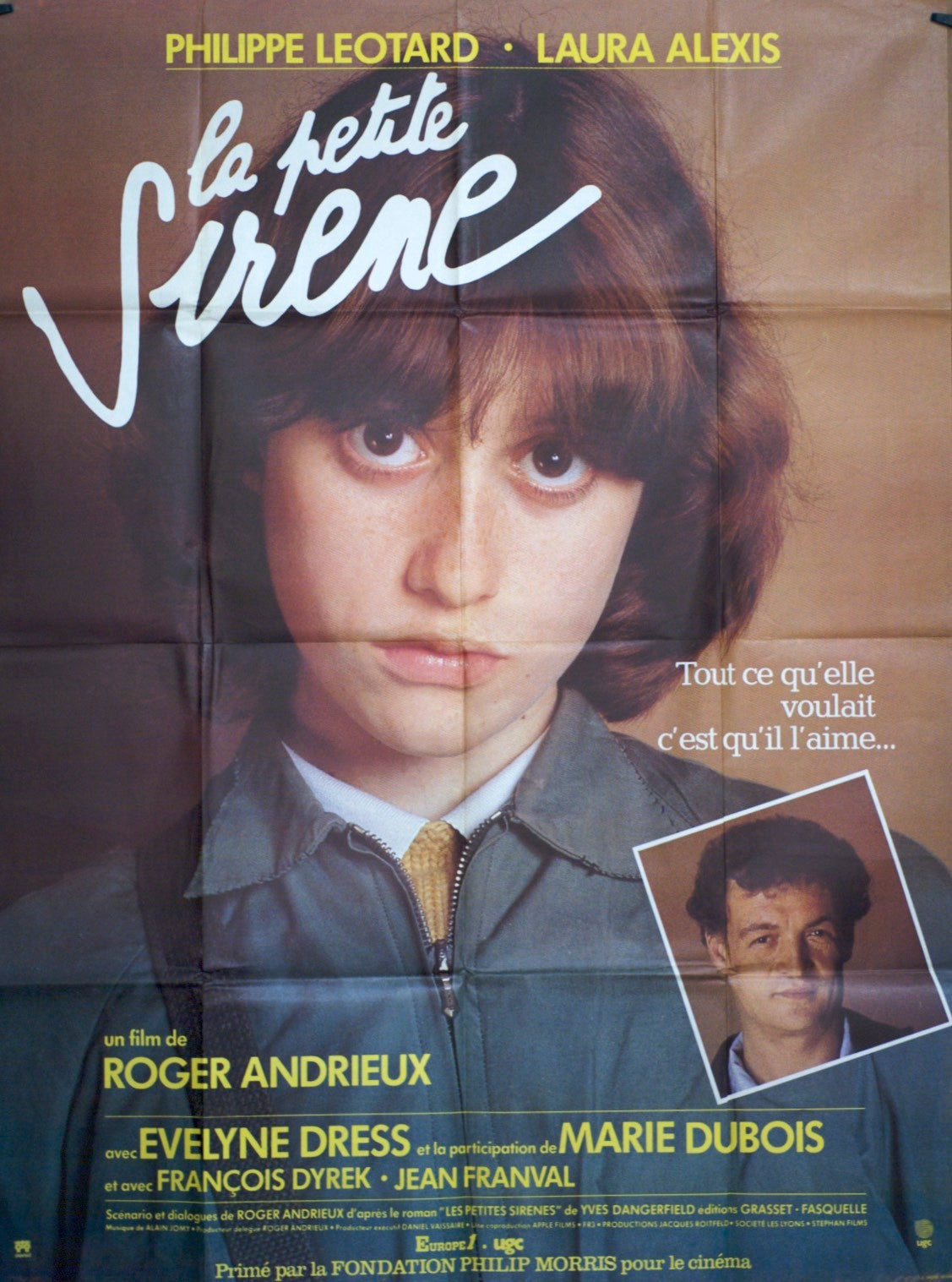 LA PETITE SIRÈNE   PHILIPPE LÉOTARD MOVIE POSTER ORIGINAL 120x160