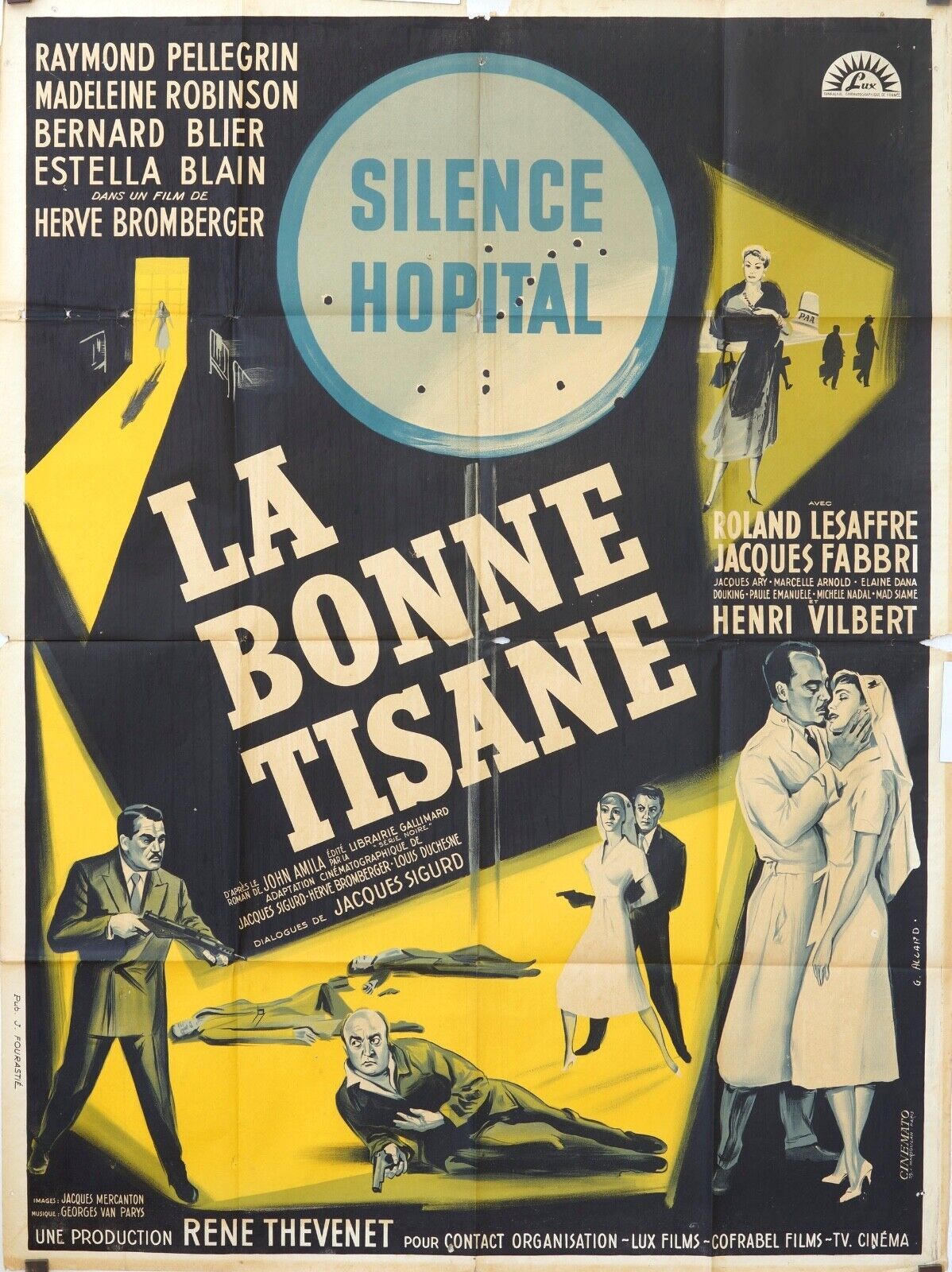 LA BONNE TISANE MOVIE POSTER ORIGINAL 120x160 RAYMOND PELLEGRIN