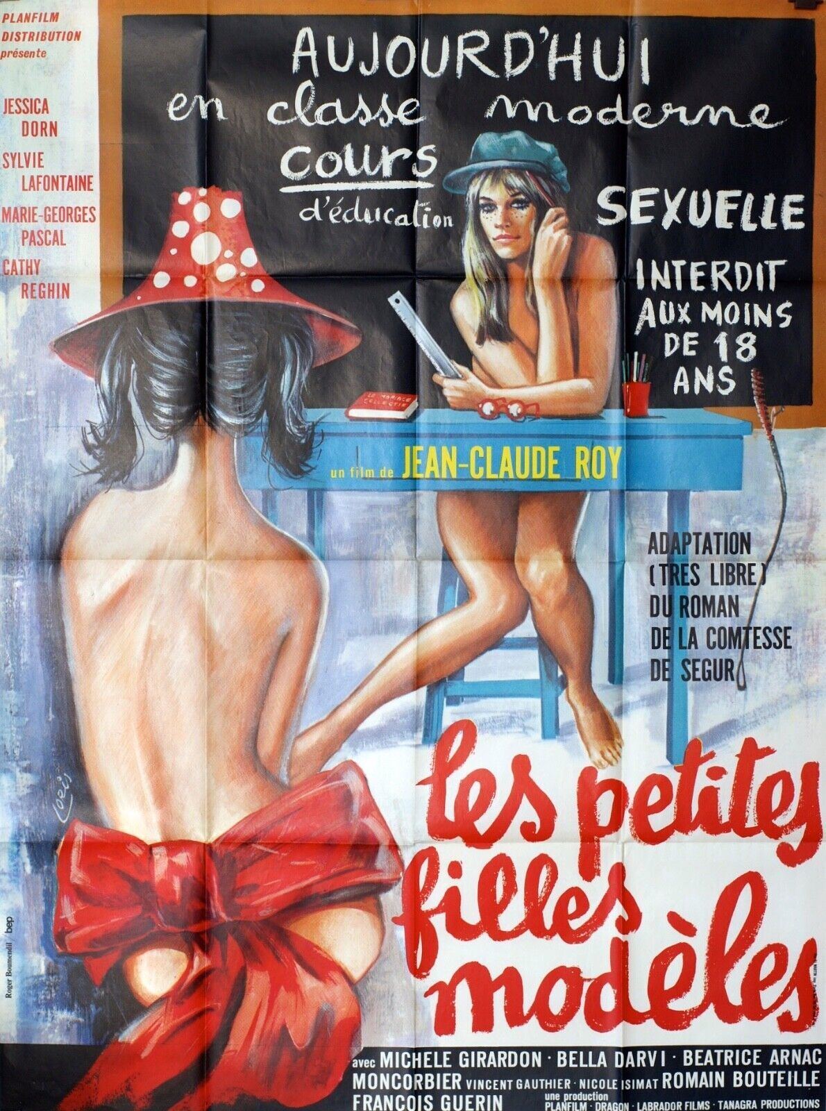 LES PETITES FILLES MODÈLES MOVIE POSTER ORIGINAL 120x160 VITTORIO GASSMAN