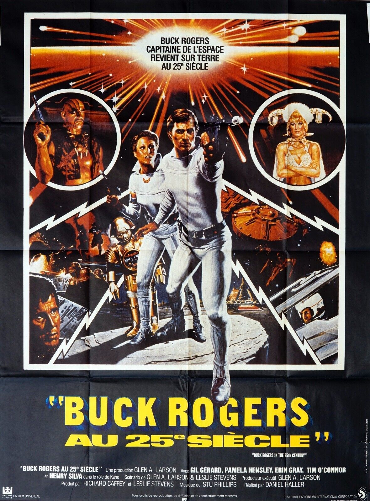BUCK ROGERS AU 25 E SIÈCLE MOVIE POSTER ORIGINAL 120X160 JACK PALANCE