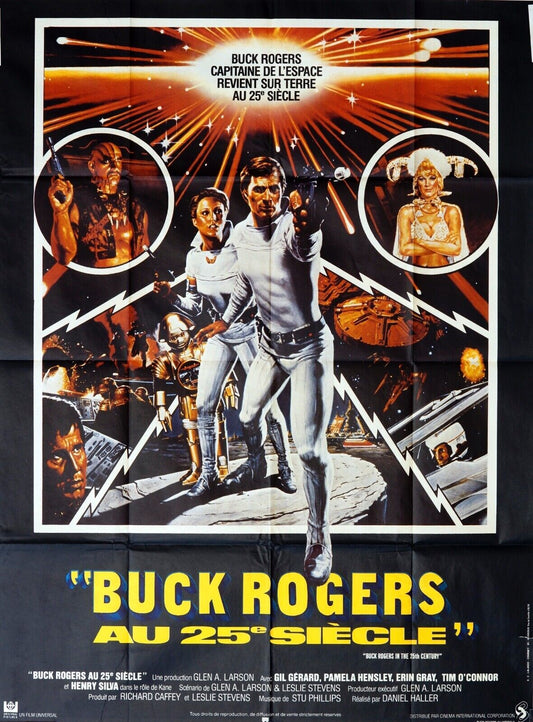 BUCK ROGERS AU 25 E SIÈCLE MOVIE POSTER ORIGINAL 120X160 JACK PALANCE