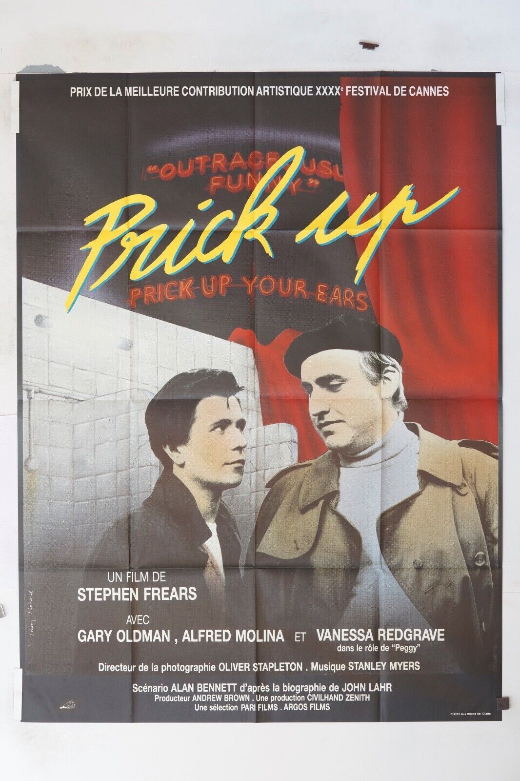 PRICK UP MOVIE POSTER ORIGINAL 120x160 GARY OLDMAN