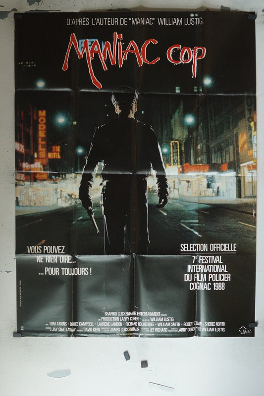 MANIAC COP ORIGINAL 120x160 TOM ATKINS