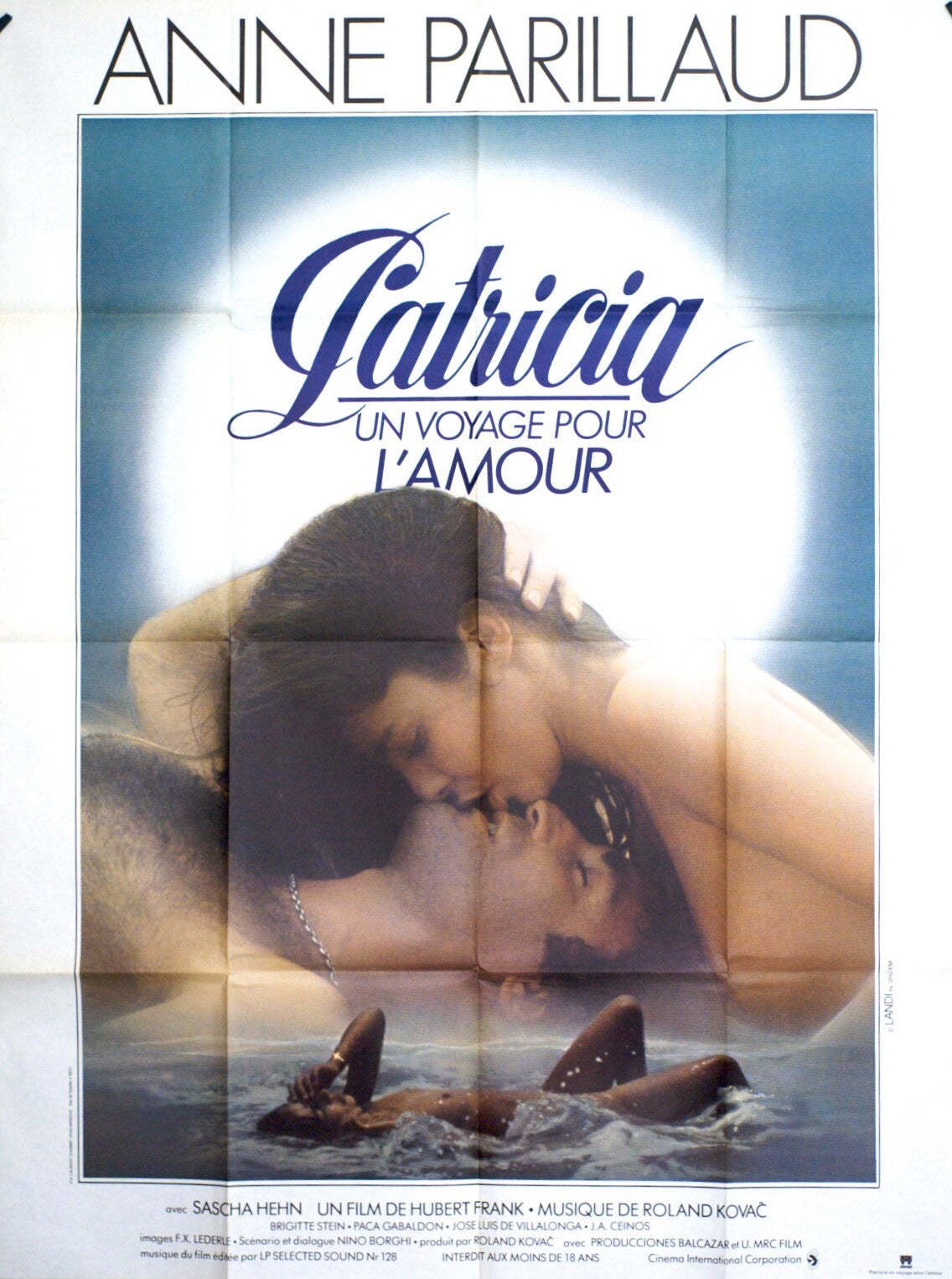 PATRICIA UN VOYAGE POUR L’AMOUR POSTER ORIGINAL 120x160 BRIGITTE STEIN