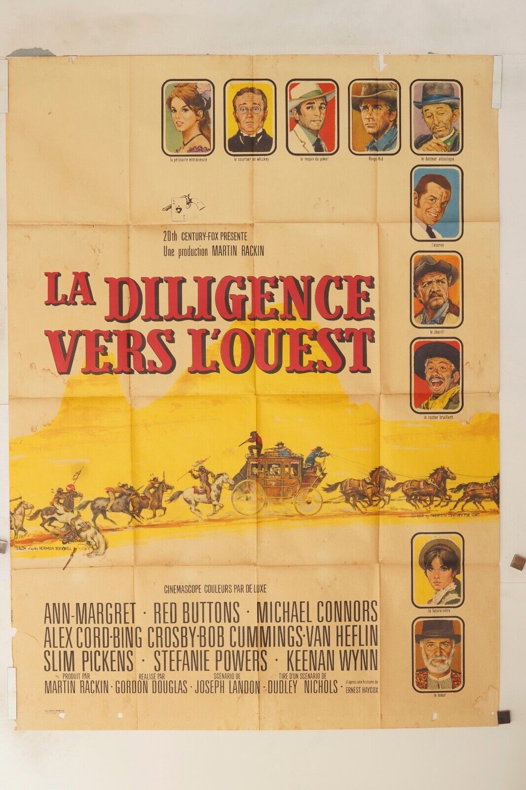 LA DIGILENCE VERS L’OUEST MOVIE POSTER ORIGINAL 120x160 ANN-MARGRET
