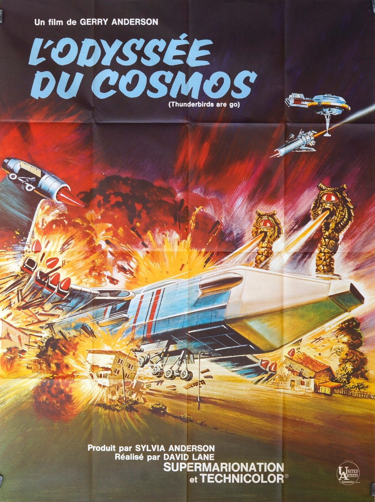 L’ODYSSÉE DU COSMOS MOVIE POSTER ORIGINAL 120x160 GERRY ANDERSON
