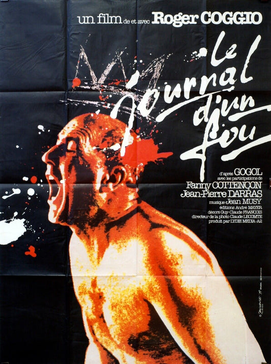 LE JOURNAL D’UN FOU MOVIE POSTER ORIGINAL 120x160 ROGER COGGID