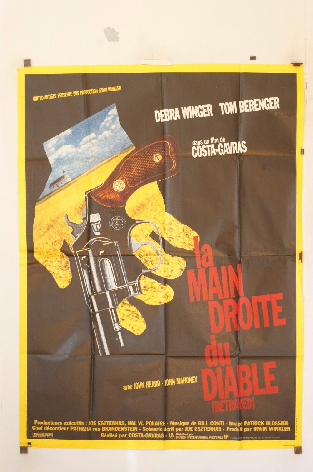LA MAIN DROITE DU DIABLE MOVIE POSTER ORIGINAL 120x160 DEBRA WINGER