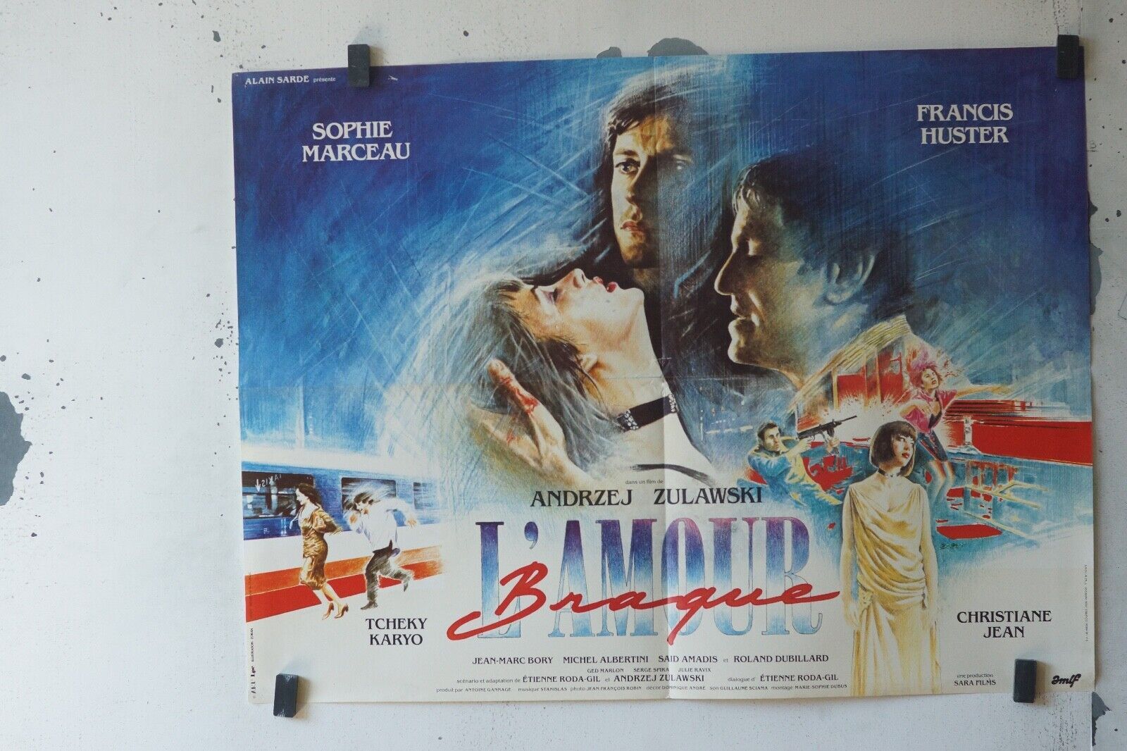 L’AMOUR BRAQUE MOVIE POSTER ORIGINAL 60x180 SOPHIE MARCEAU