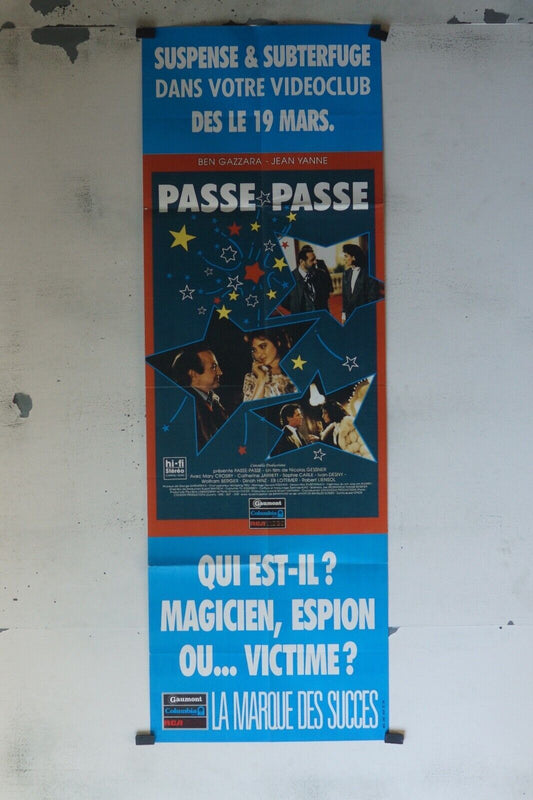 PASSE PASSE MOVIE POSTER ORIGINAL 60x160 ALBERT COHEN