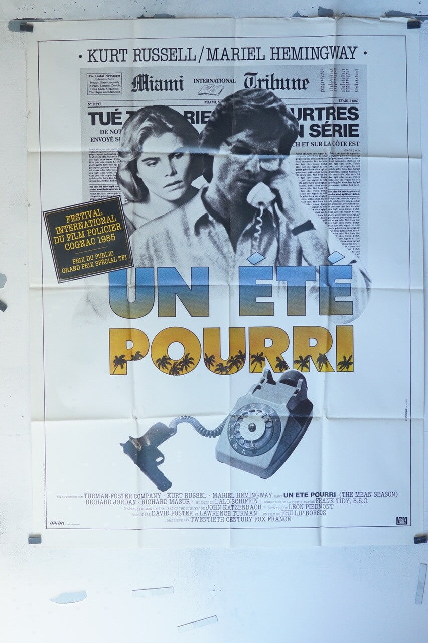 UN ÉTÉ POURRI POSTER ORIGINAL 120x160 RICHARD JORDAN – RICHARD MASUR