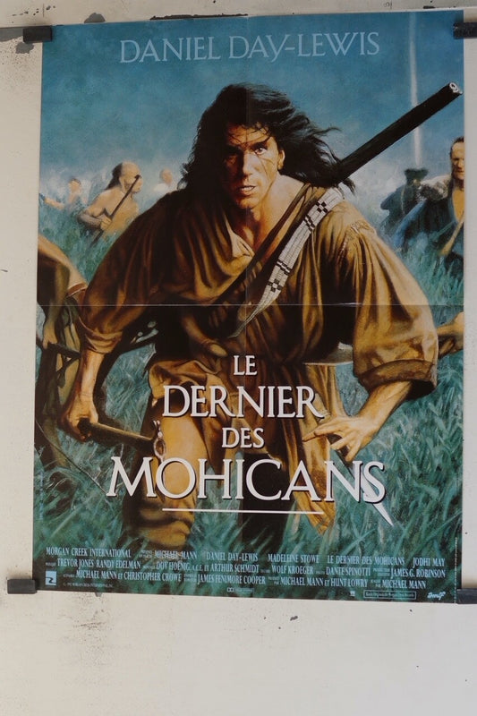 DERNIER DES MOHICANS (LE) ORIGINAL MOVIE POSTER 60x80 Daniel Day-Lewis
