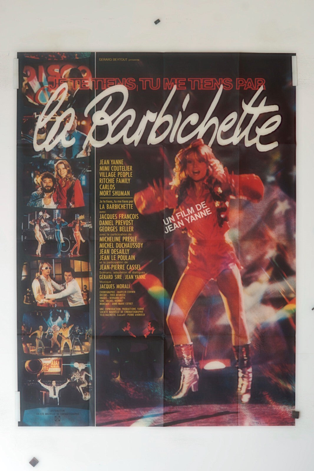 la barbichette POSTER ORIGINAL 120x160 Jean Yanne