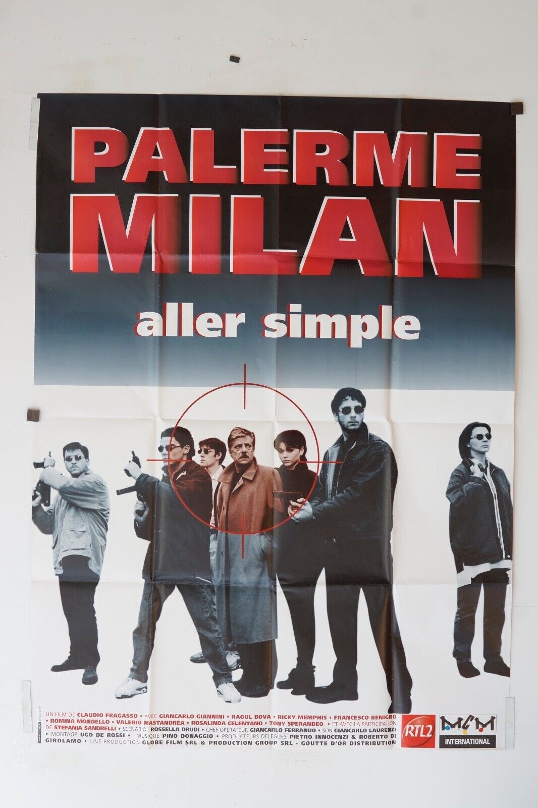 PALERME MILAN ALLER SIMPLE movie poster ORIGINAL (120x160) CLAUDIO FRAGASSO