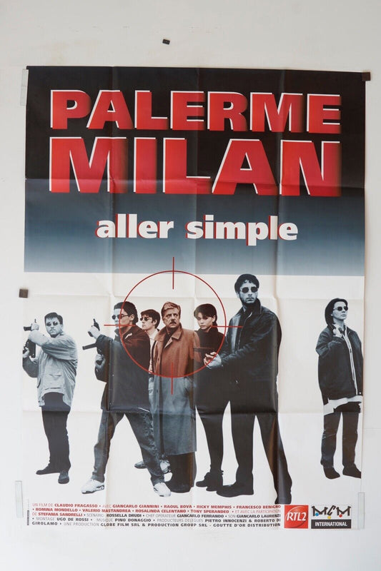 PALERME MILAN ALLER SIMPLE movie poster ORIGINAL (120x160) CLAUDIO FRAGASSO
