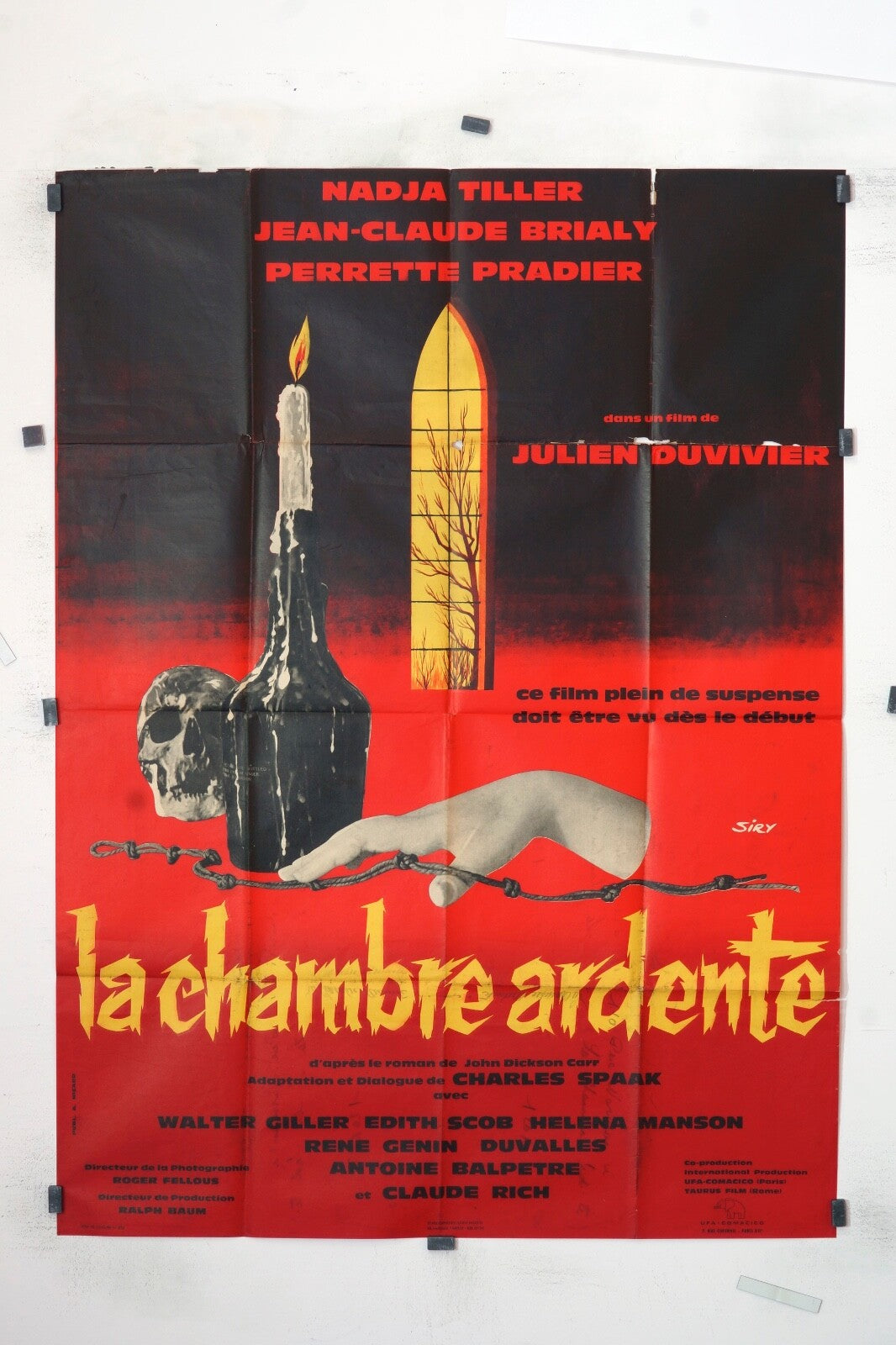 LA CHAMBRE ARDENTE NADJA TILLER MOVIE POSTER ORIGINAL 120x160