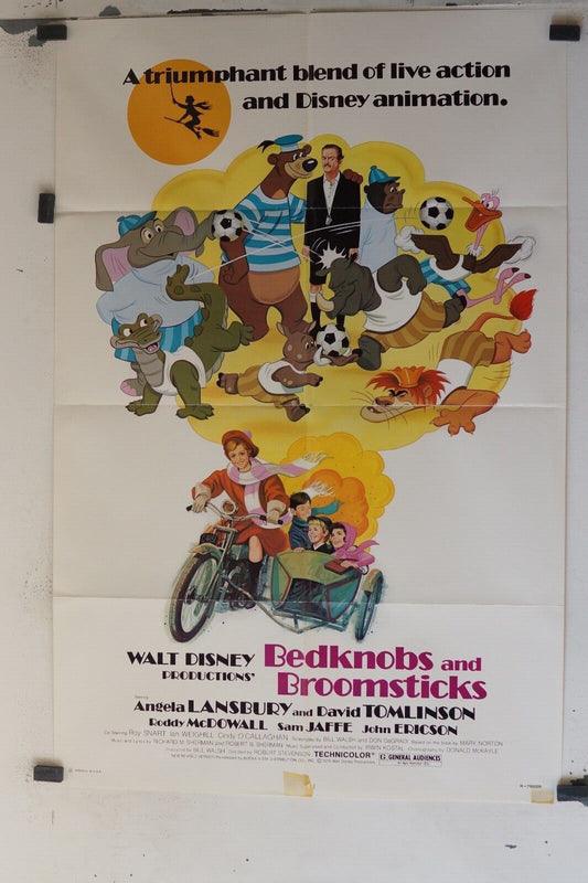 BEDKNOBS AND BROOMSTICKS MOVIE POSTER ORIGINAL (69x103), Robert Stevenson 