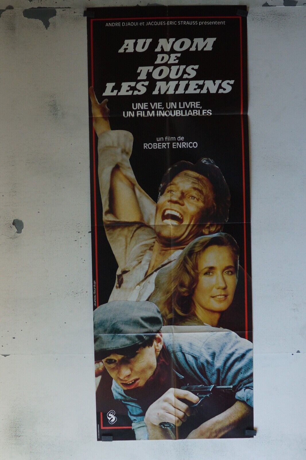 AU NOM DE TOUS LES MIENS MOVIE POSTER ORIGINAL 60x160 ROBERT ENRICO