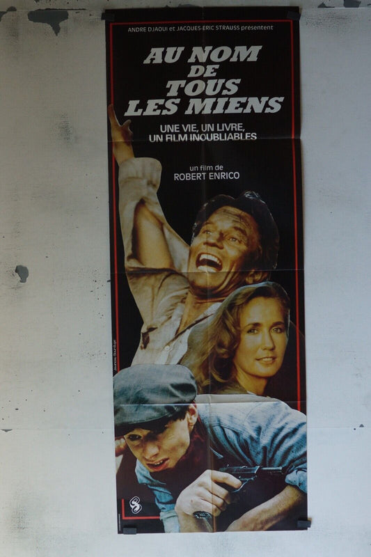 AU NOM DE TOUS LES MIENS MOVIE POSTER ORIGINAL 60x160 ROBERT ENRICO