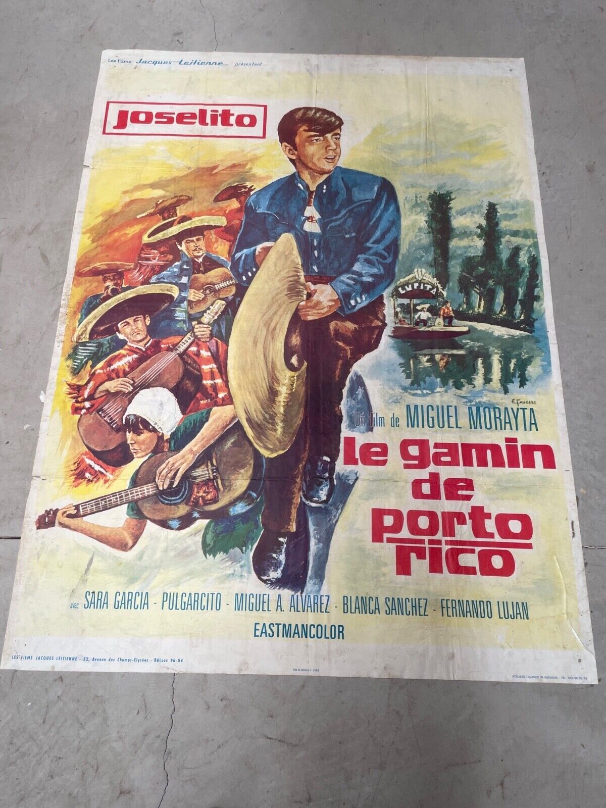 LE GAMIN DE PORTO RICO ORIGINAL 120x160 JOSELITO
