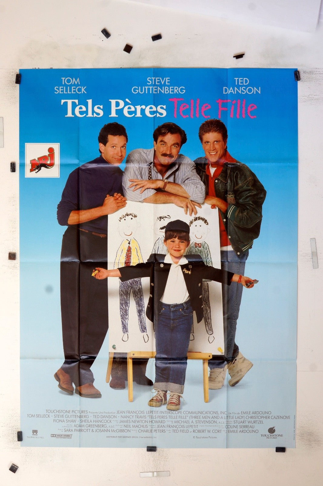 TELS PÈRES TELLE FILLE TOM SELLECK MOVIE POSTER ORIGINAL (120x160)