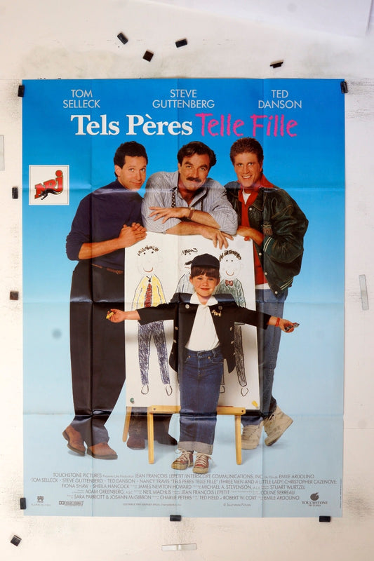 TELS PÈRES TELLE FILLE TOM SELLECK MOVIE POSTER ORIGINAL (120x160)