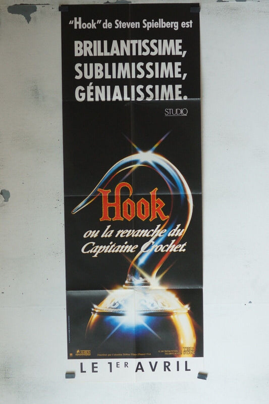 HOOK OU LA REVANCHE DU CAPITAINE CROCHET 60x160 ORIGINAL POSTER