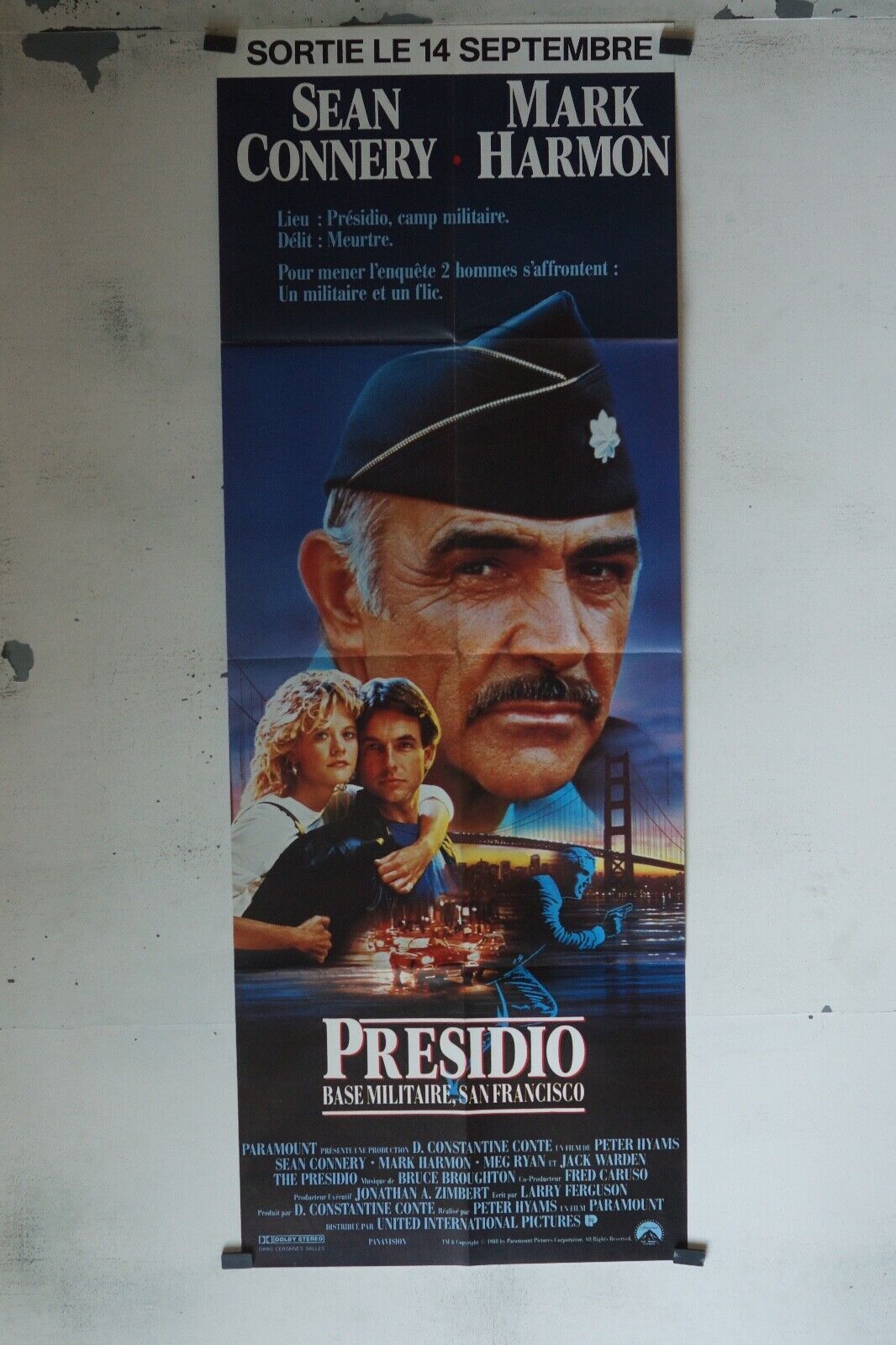 PRÉSIDIO POSTER ORIGINAL 60x160 SEAN CONNERY