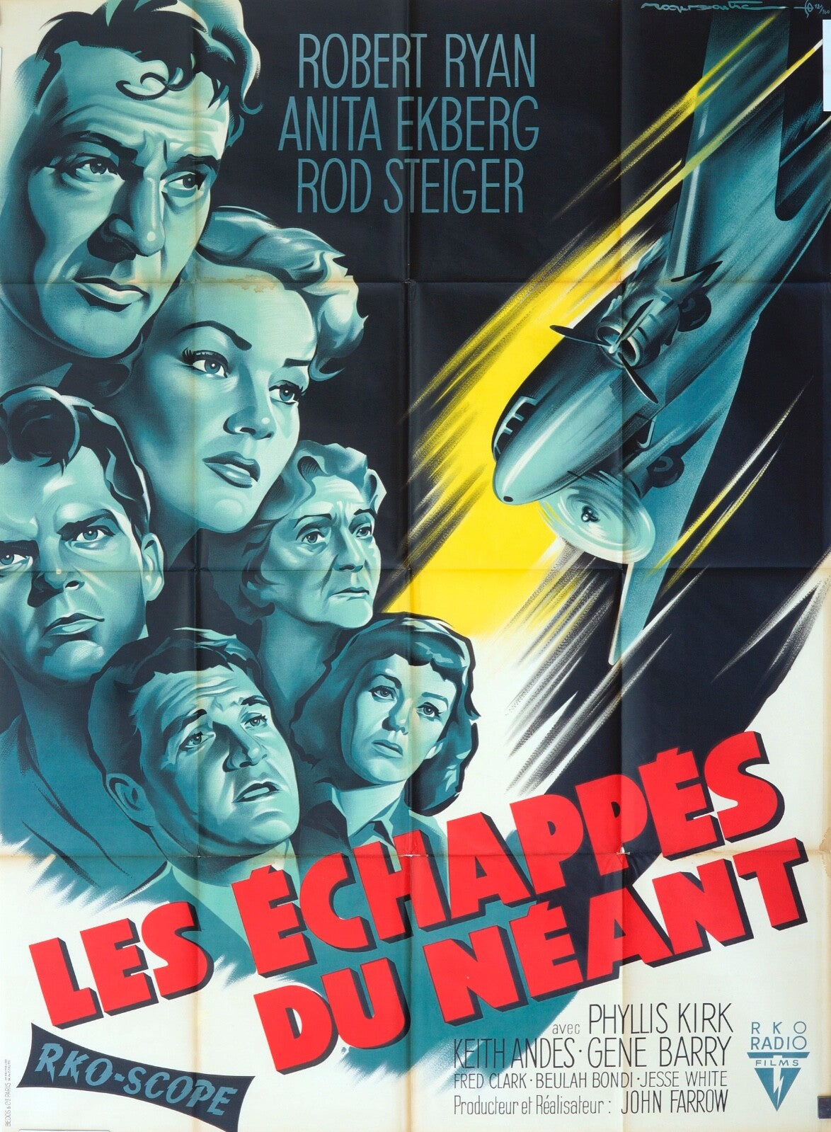 LES ÉCHAPPÉS DU NÉANT MOVIE POSTER ORIGINAL 120x160 ROBERT RYAN