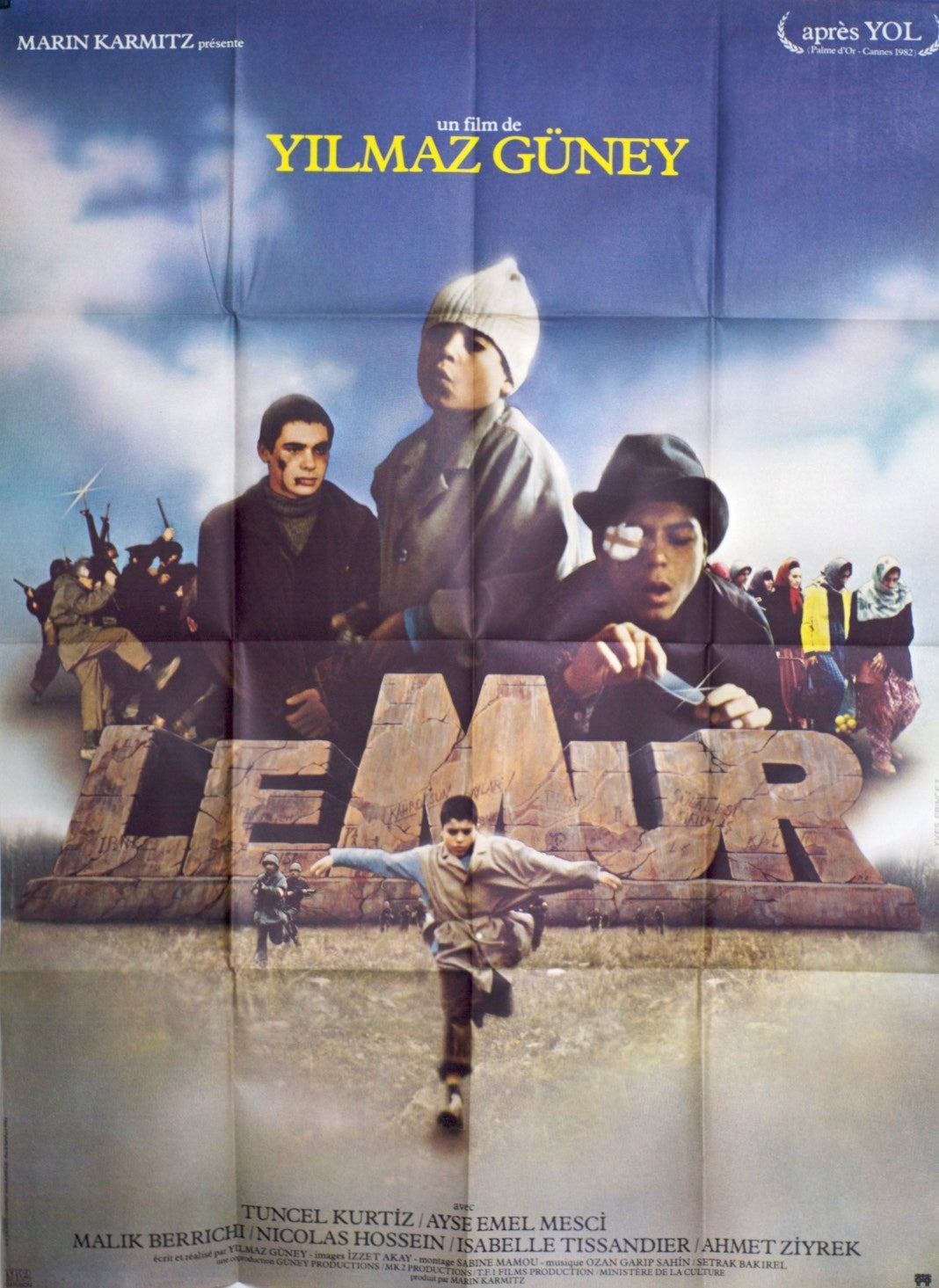 LE MUR YILMAZ GUNEY POSTER ORIGINAL 120x160
