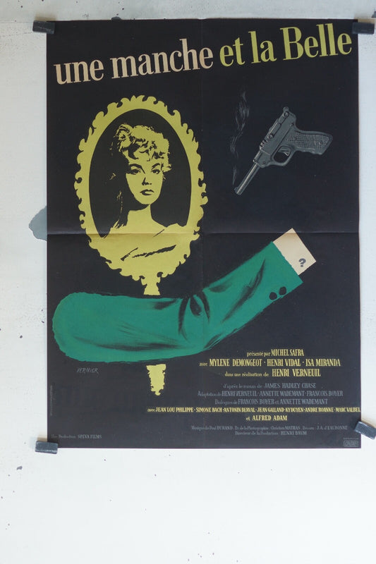 UNE MANCHE ET LA BELLE MOVIE POSTER ORIGINAL (60X80) Mylene Demongeot 