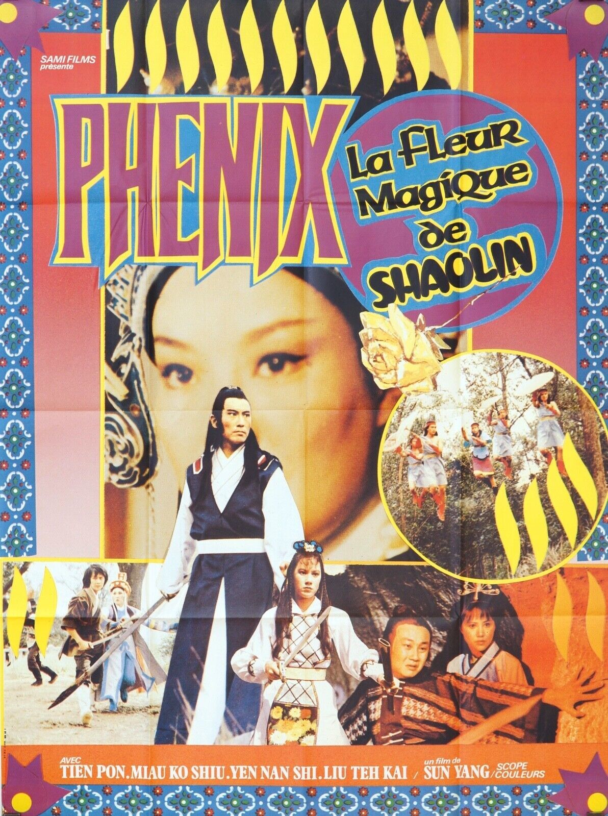 PHENIX  - La fleur magique de Shaolin, ORIGINAL MOVIE POSTER ORIGINAL (120x160)