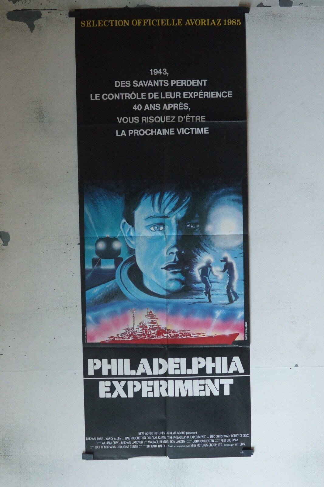PHILADELPHIA EXPERIMENT MOVIE POSTER ORIGINAL 60x160 WILLIAM GRAY