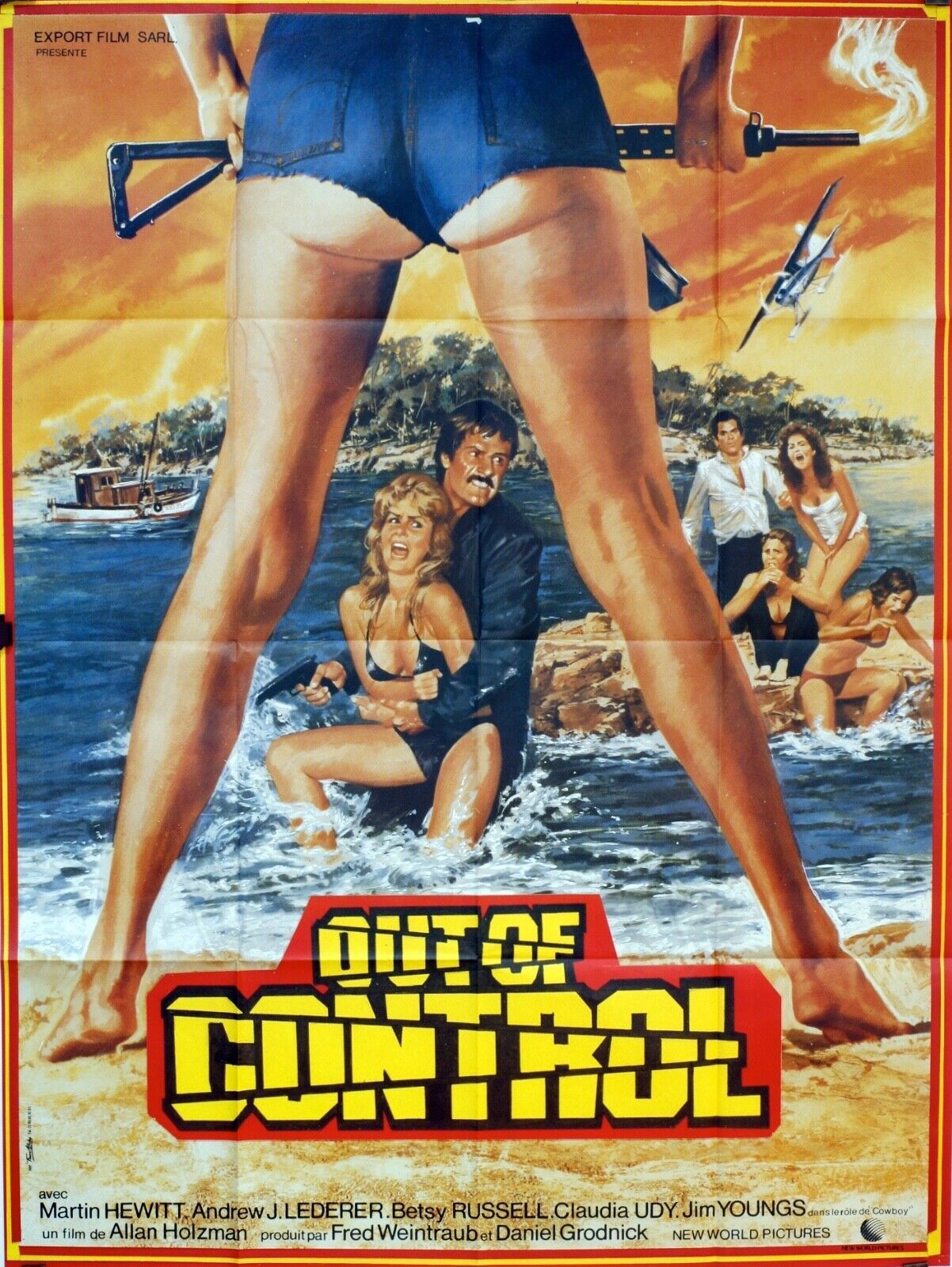 OUT OF CONTROL POSTER ORIGINAL120x160 MARTIN HEWITT