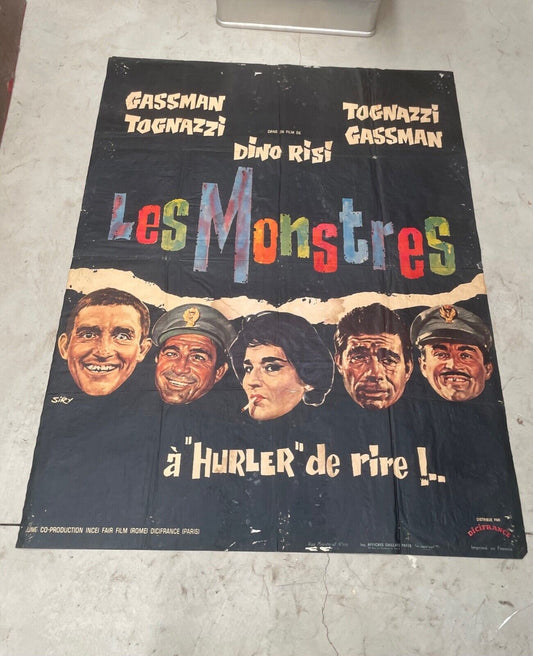 LES MONSTRES MOVIE POSTER ORIGINAL (120x160) DINO RISI