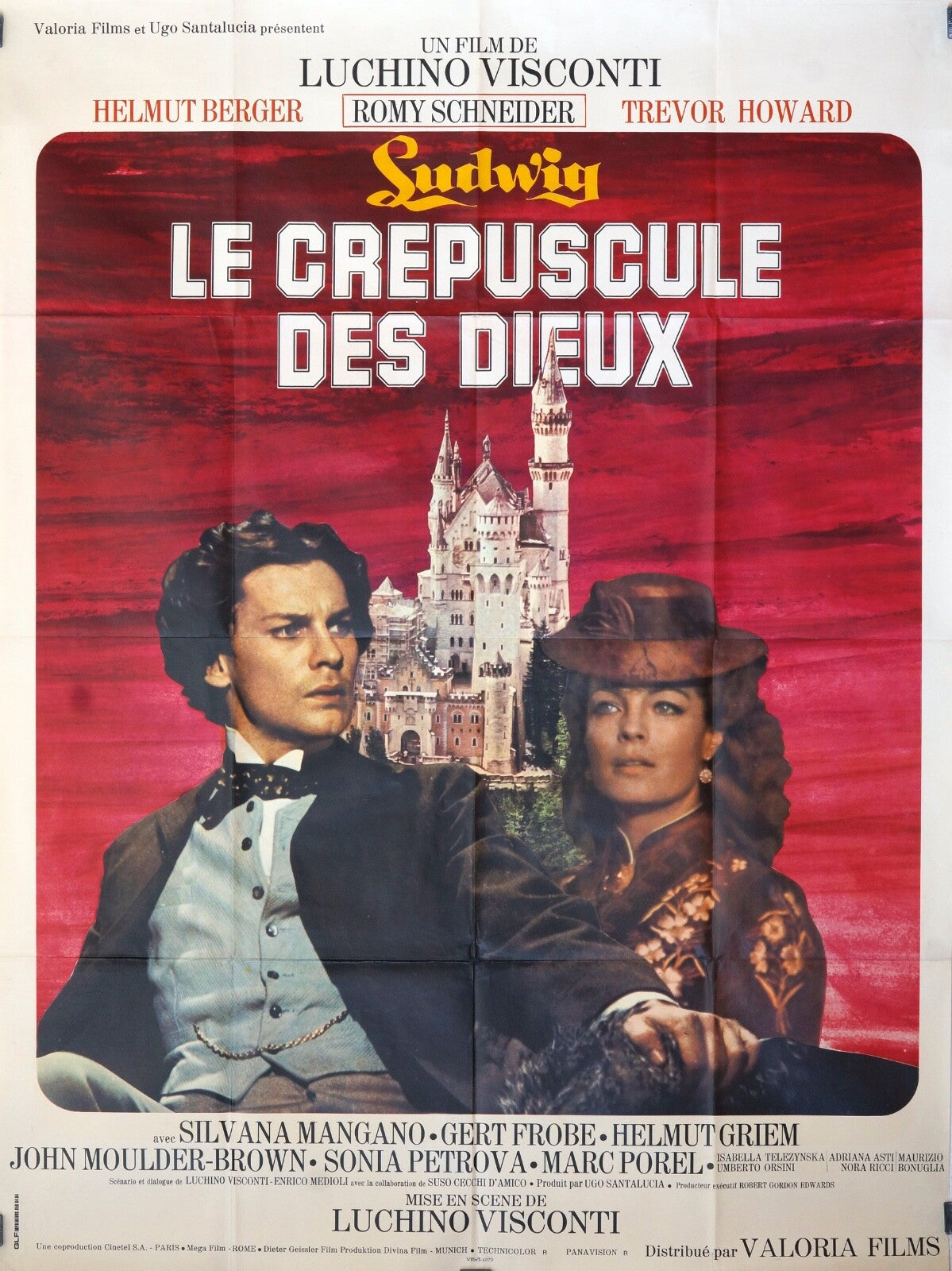 LE CRÉPUSCULE DES DIEUX  movie poster ORIGINAL 120x160 SILVANA MANGANO