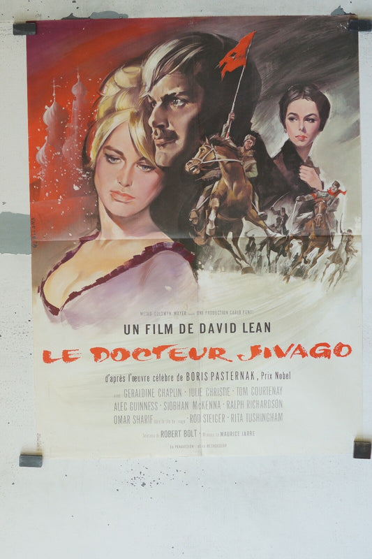 LE DOCTEUR JIVAGO MOVIE POSTER ORIGINAL (60X80) DAVID LEAN