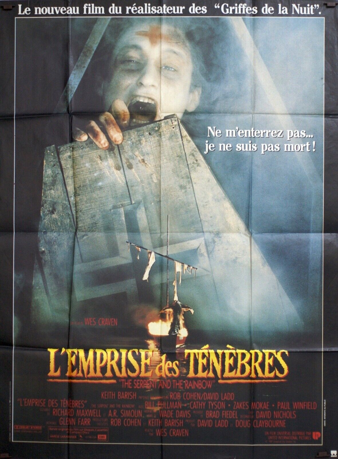 L’EMPRISE DES TÉNÈBRES MOVIE POSTER ORIGINAL 120x160 FREDERICO FELLINI
