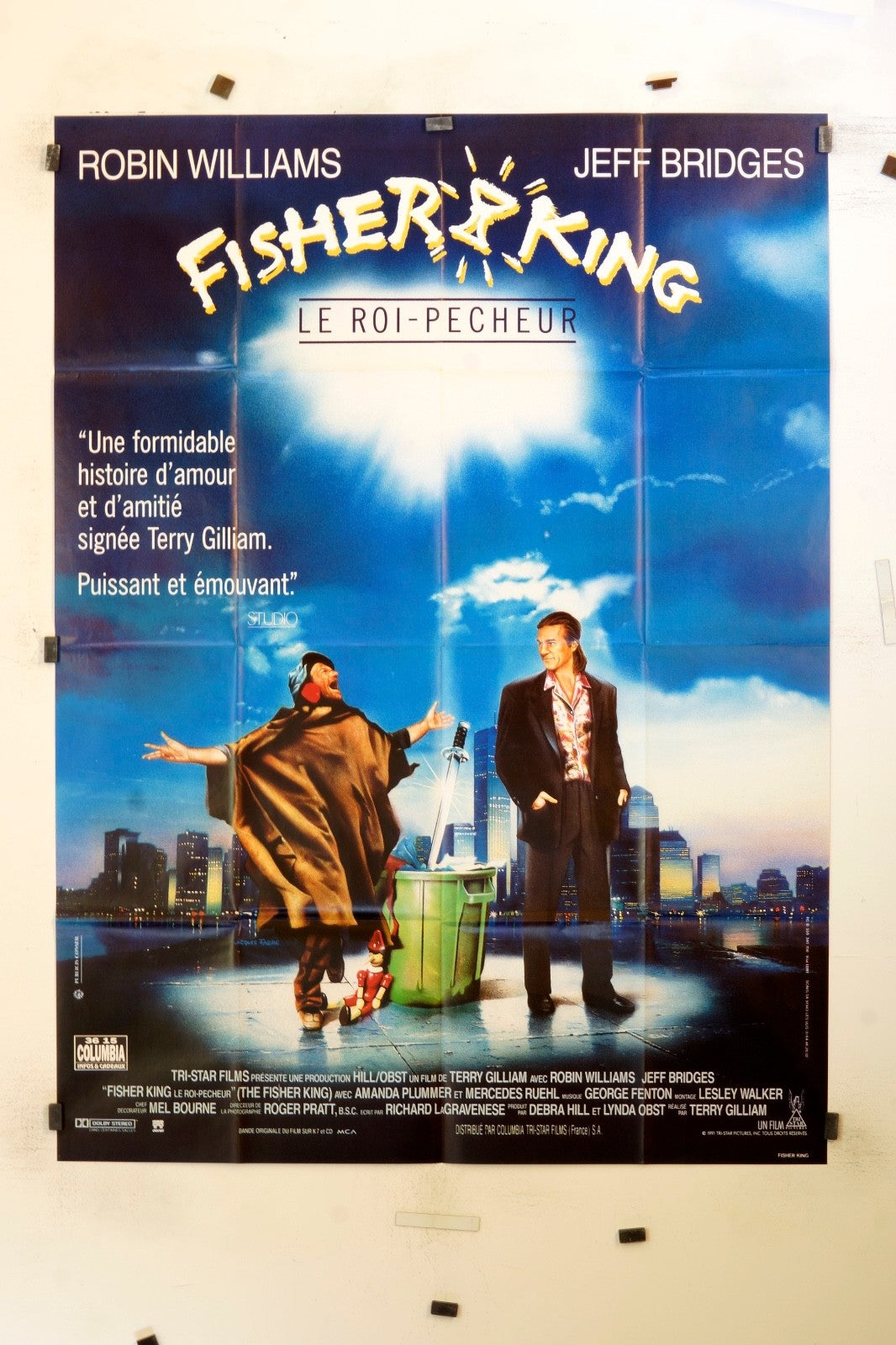 FISHER KING ROBIN WILLIAMS MOVIE POSTER ORIGINAL (120X160)