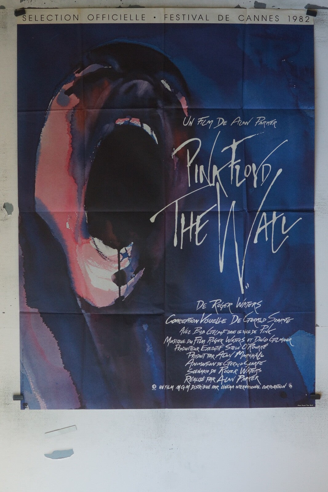 THE WALL PINK FLOYD MOVIE POSTER ORIGINAL 120x160 ALAN PARKER