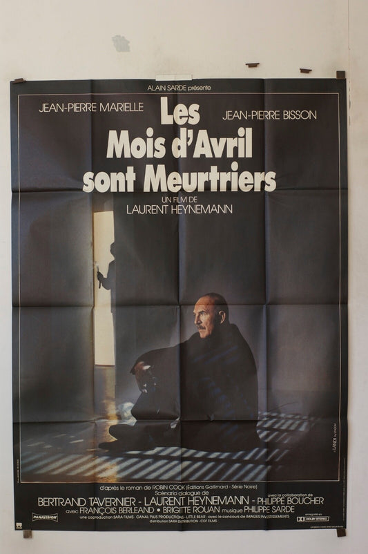 LES MOIS D’AVRIL SONT MEURTRIERS MOVIE POSTER ORIGINAL 120x160 JEAN-PIERRE MARIE