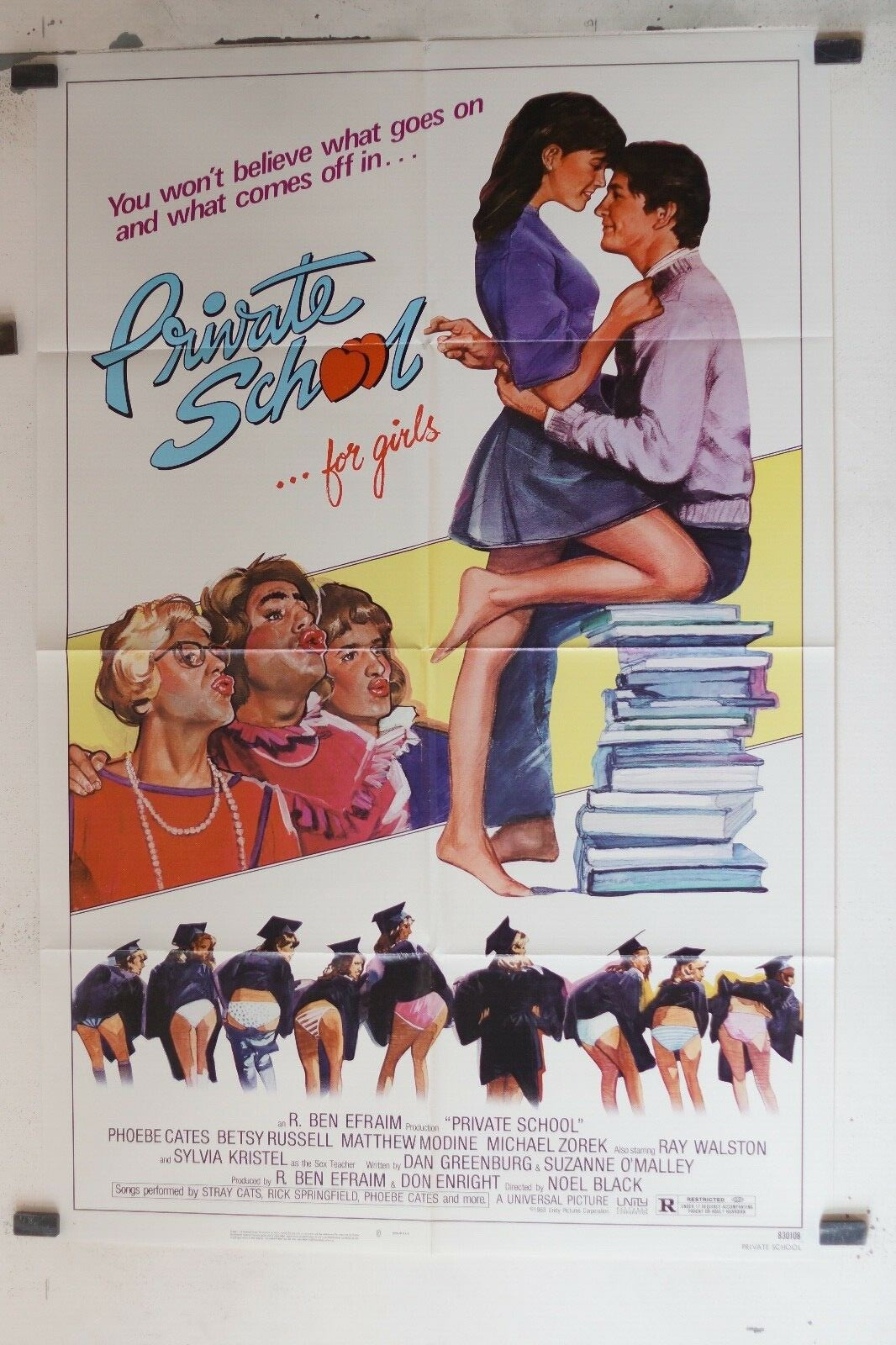 PRIVATE SCHOOL FOR GIRLS MOVIE POSTER ORIGINAL (69x103), Phoebe Cates