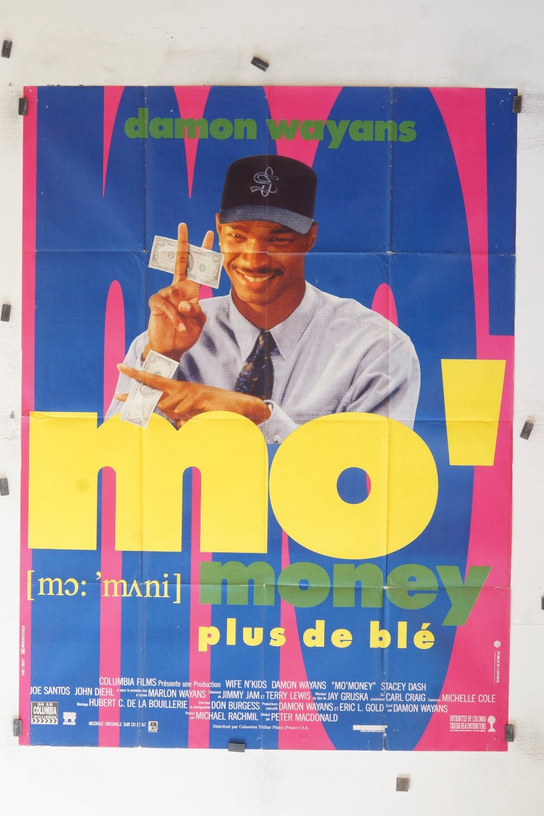 MO’MONEY PLUS BLÉ DAMON WAYANS MOVIE POSTER ORIGINAL 120x160