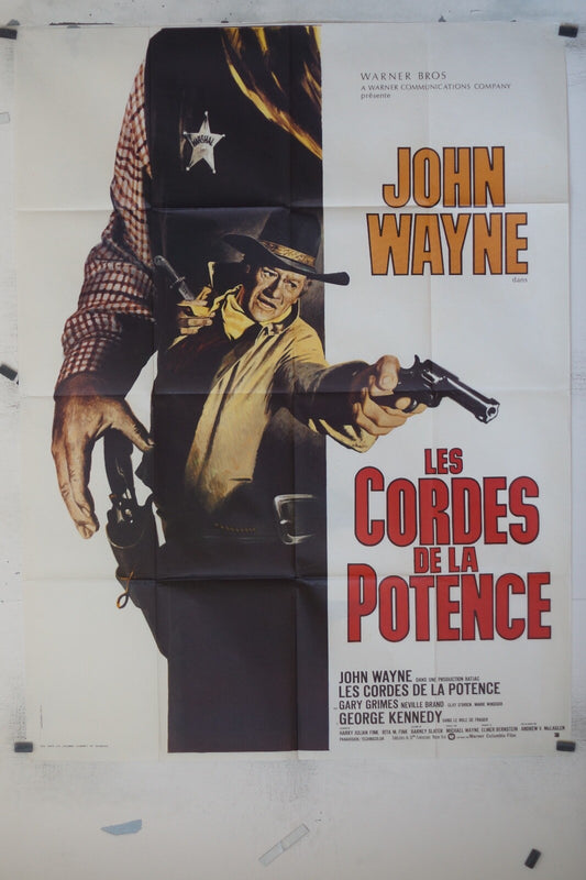 CORDES DE LA POTENCE (LES) MOVIE POSTER ORIGINAL 120x160 Cahill U. S. Marshal