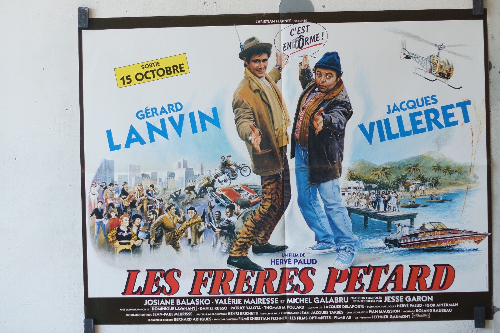 FRERES PETARD (LES) POSTER ORIGINAL60x80 Gérard Lanvin , Jacques Villeret