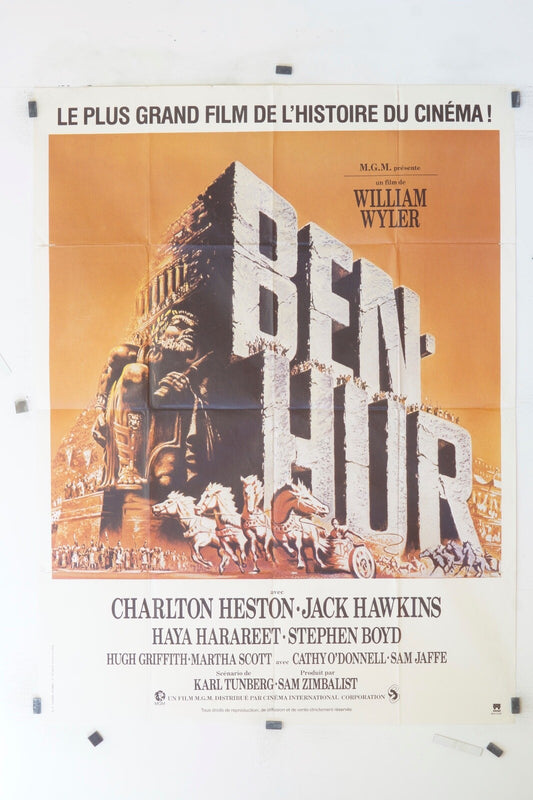 BEN-HUR CHARLTON HESTON MOVIE POSTER ORIGINAL 120x160