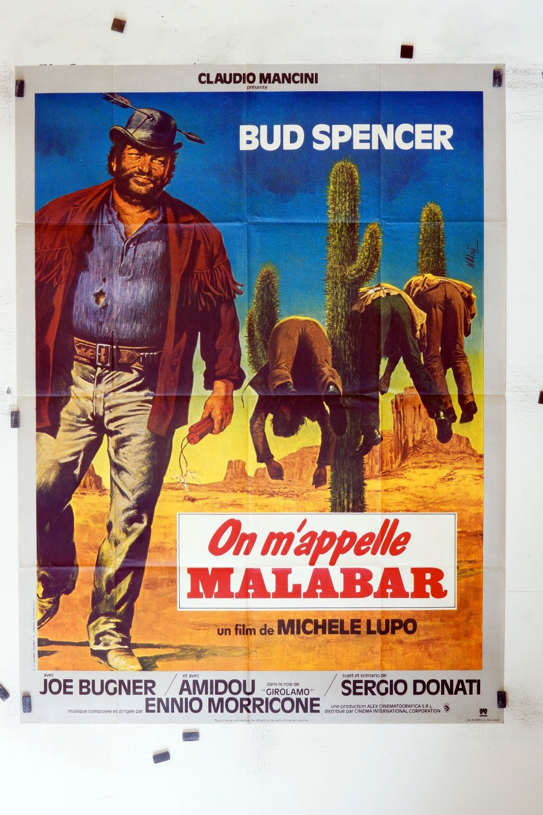 ON M’APPELLE MALABAR BUD SPENCER MOVIE POSTER ORIGINAL 120x160